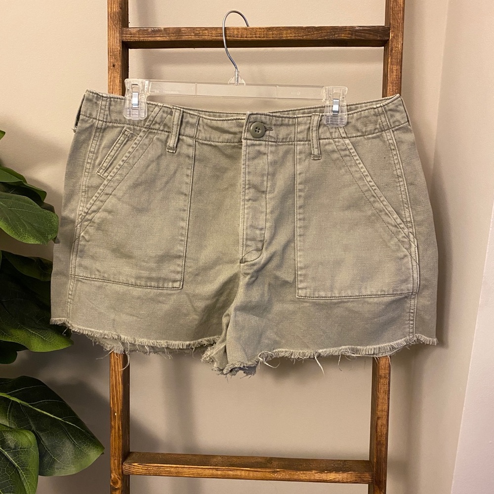 AE High Waisted Utility Shorts